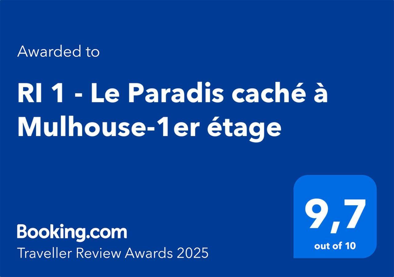Ri 1 - F3 Le Paradis Cache A Mulhouse-1 A 5 Personnes Exterior foto